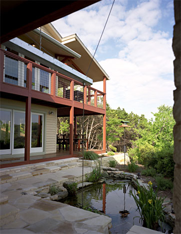 Blend of Texas Limestone Flagging