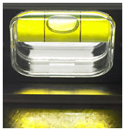 Carpentry level close up